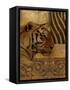 Elegant Safari II (Tiger)-Patricia Pinto-Framed Stretched Canvas