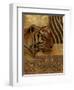 Elegant Safari II (Tiger)-Patricia Pinto-Framed Art Print