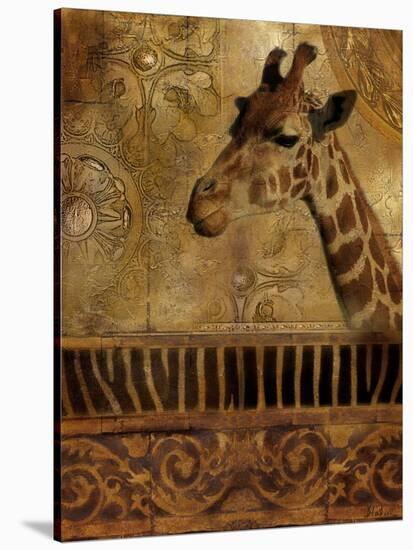 Elegant Safari III (Giraffe)-Patricia Pinto-Stretched Canvas