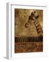 Elegant Safari III (Giraffe)-Patricia Pinto-Framed Art Print