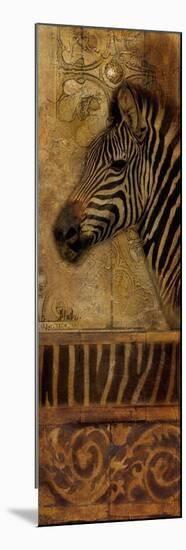 Elegant Safari Panel I (Zebra)-Patricia Pinto-Mounted Premium Giclee Print