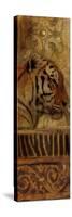 Elegant Safari Panel II (Tiger)-Patricia Pinto-Stretched Canvas