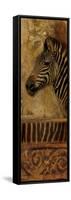 Elegant Safari V (Zebra)-Patricia Pinto-Framed Stretched Canvas