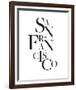 Elegant San Francisco-Joni Whyte-Framed Giclee Print