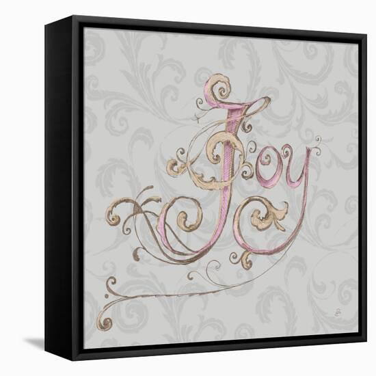 Elegant Season Joy Grey Pink-Daphne Brissonnet-Framed Stretched Canvas
