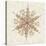 Elegant Season Snowflake I Pink-Daphne Brissonnet-Stretched Canvas