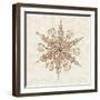 Elegant Season Snowflake I Pink-Daphne Brissonnet-Framed Art Print