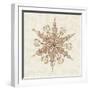 Elegant Season Snowflake I Pink-Daphne Brissonnet-Framed Art Print