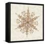 Elegant Season Snowflake I Pink-Daphne Brissonnet-Framed Stretched Canvas