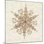 Elegant Season Snowflake I Pink-Daphne Brissonnet-Mounted Art Print