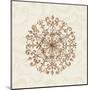 Elegant Season Snowflake III Pink-Daphne Brissonnet-Mounted Art Print