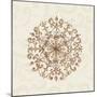 Elegant Season Snowflake III Pink-Daphne Brissonnet-Mounted Art Print