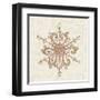 Elegant Season Snowflake IV Pink-Daphne Brissonnet-Framed Art Print