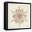 Elegant Season Snowflake IV Pink-Daphne Brissonnet-Framed Stretched Canvas