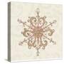 Elegant Season Snowflake IV Pink-Daphne Brissonnet-Stretched Canvas