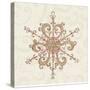 Elegant Season Snowflake IV Pink-Daphne Brissonnet-Stretched Canvas