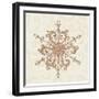 Elegant Season Snowflake IV Pink-Daphne Brissonnet-Framed Art Print