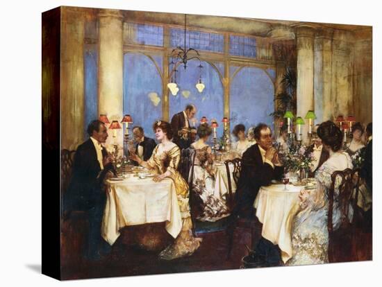 Elegant Soiree-Albert Chevallier Tayler-Stretched Canvas