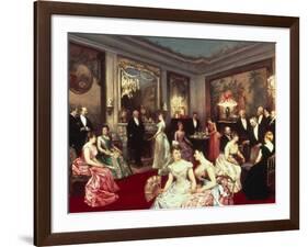 Elegant Soiree-Horace De Callias-Framed Giclee Print