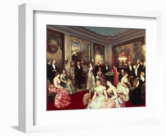 Elegant Soiree-Horace De Callias-Framed Giclee Print