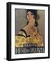 Elegant Spanish Woman in an Advertisement for Heno De Pravia Soap-null-Framed Photographic Print