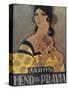 Elegant Spanish Woman in an Advertisement for Heno De Pravia Soap-null-Stretched Canvas