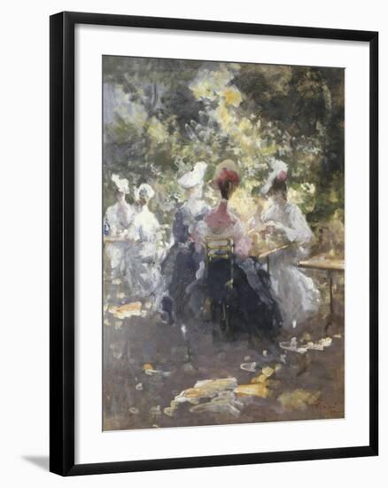 Elegant Teaparty-Pompeo Mariani-Framed Giclee Print