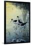 Elegant Trio - Blacknecked Stilts-Jeff Tift-Framed Giclee Print