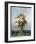 Elegant Vase of Flowers on a Ledge-Edouard Muller Rosenmuller-Framed Giclee Print