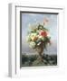 Elegant Vase of Flowers on a Ledge-Edouard Muller Rosenmuller-Framed Giclee Print