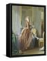 Elegant Woman at Her Toilette-Michael Garnier-Framed Stretched Canvas