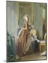 Elegant Woman at Her Toilette-Michael Garnier-Mounted Giclee Print