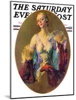 "Elegant Woman," Saturday Evening Post Cover, July 30, 1932-Guy Hoff-Mounted Giclee Print