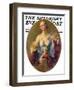 "Elegant Woman," Saturday Evening Post Cover, July 30, 1932-Guy Hoff-Framed Giclee Print