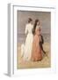 Elegant Women on a Beach-Isidore Verheyden-Framed Giclee Print