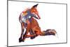Elegant Youngster (red fox), 2021, (mixed media on paper)-Mark Adlington-Mounted Giclee Print