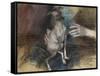 Elegante Au Chien-Giovanni Boldini-Framed Stretched Canvas