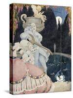Elegante et Pierrot-Gerda Wegener-Stretched Canvas
