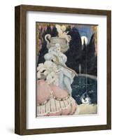 Elegante et Pierrot-Gerda Wegener-Framed Giclee Print