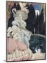 Elegante et Pierrot-Gerda Wegener-Mounted Giclee Print