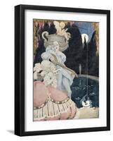 Elegante et Pierrot-Gerda Wegener-Framed Giclee Print