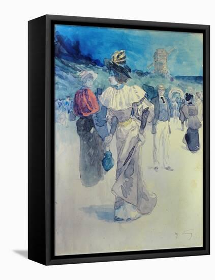 Elégante-Henry Somm-Framed Stretched Canvas