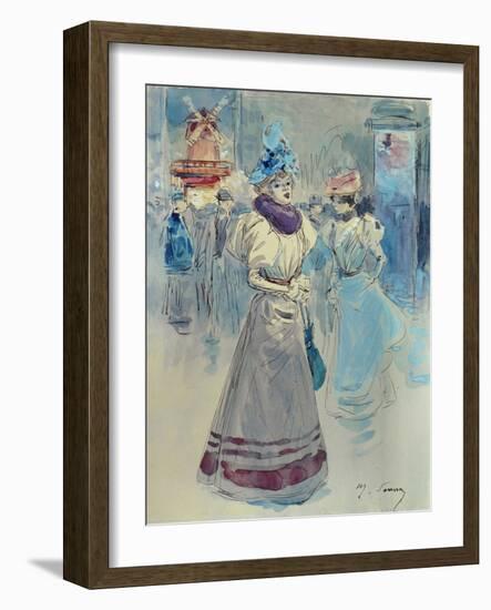 Elégante-Henry Somm-Framed Giclee Print