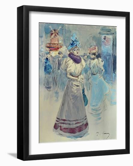 Elégante-Henry Somm-Framed Giclee Print