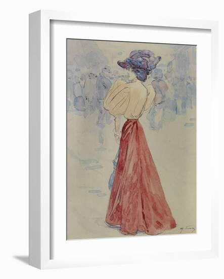 Elégante-Henry Somm-Framed Giclee Print