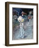 Elégantes-Henry Somm-Framed Giclee Print