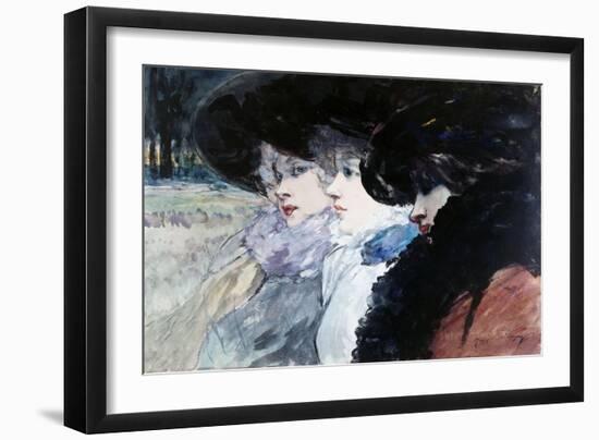 Elégantes-Henry Somm-Framed Giclee Print