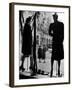 Elegantly dressed Women on Corner of Fifth Avenue and 58th in front of Window of Bergdorf Goodman-Alfred Eisenstaedt-Framed Photographic Print