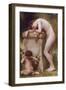 Elegy-William Adolphe Bouguereau-Framed Art Print