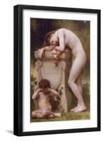 Elegy-William Adolphe Bouguereau-Framed Art Print